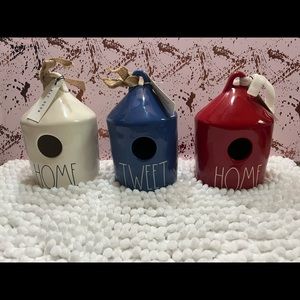 Rae Dunn Bird House Set Home Tweet Home